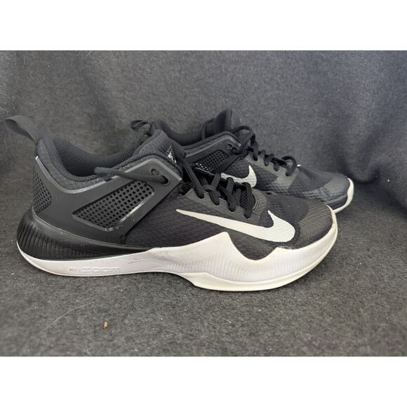 Nike Air Zoom Hyperace Black/White Volleyball Shoes Women's Size 9 - Picture 1 of 9